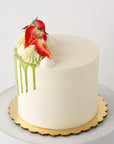 White Chocolate Matcha Cake