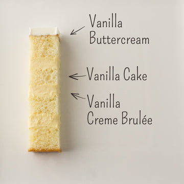 Gluten-Free Vanilla Creme Brulée Cake
