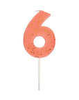 Large Colorful Number Candle