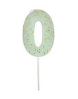 Large Colorful Number Candle
