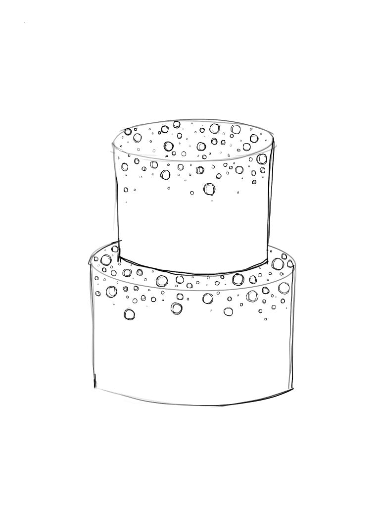 Sugar Pearl Cake