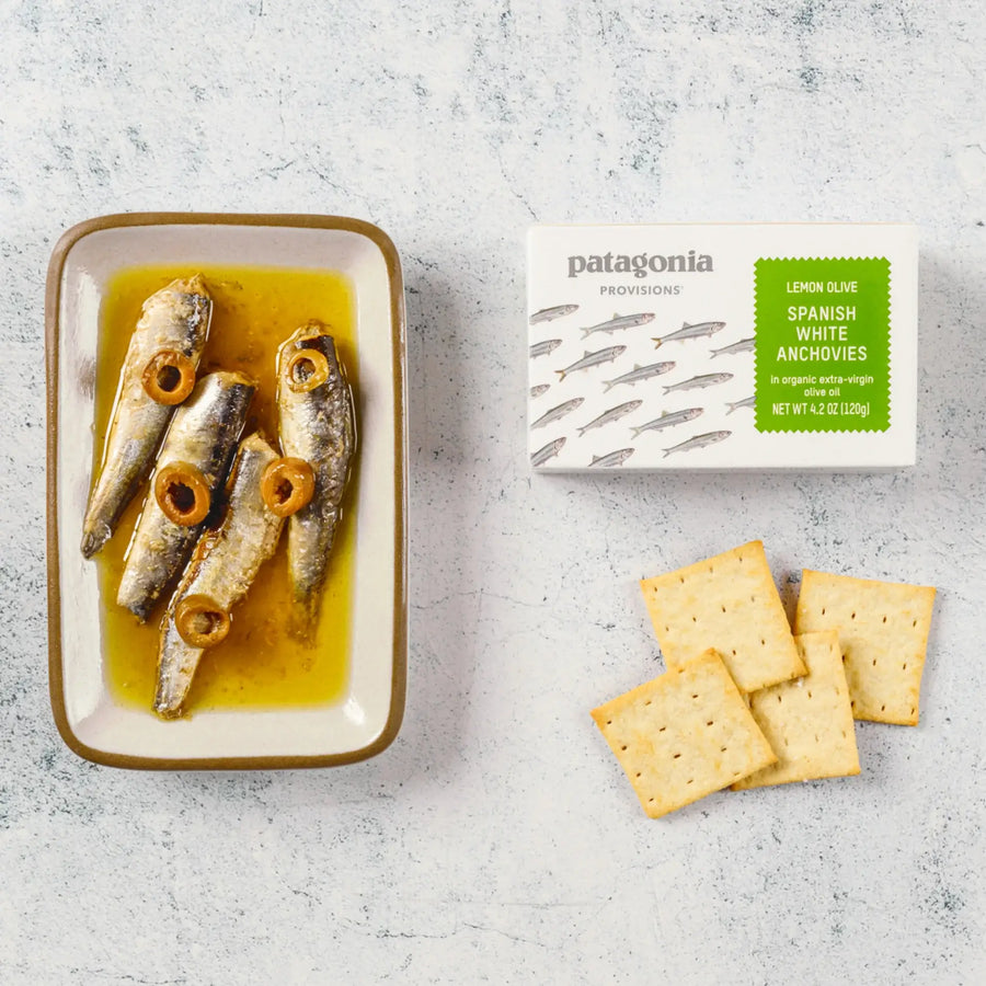 Lemon Olive Spanish White Anchovies