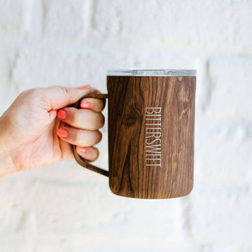 Bittersweet Walnut Wood Coffee Mug