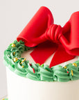 Holiday Bow Cake