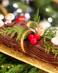 Bûche de Noël - Dark Chocolate Raspberry