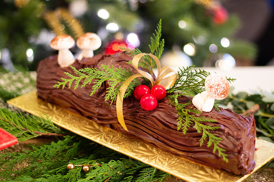 Bûche de Noël - Dark Chocolate Raspberry