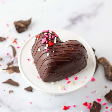 Flourless Chocolate Mousse Heart