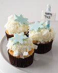 North Pole Coconut Cupcakes