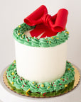 Holiday Bow Cake