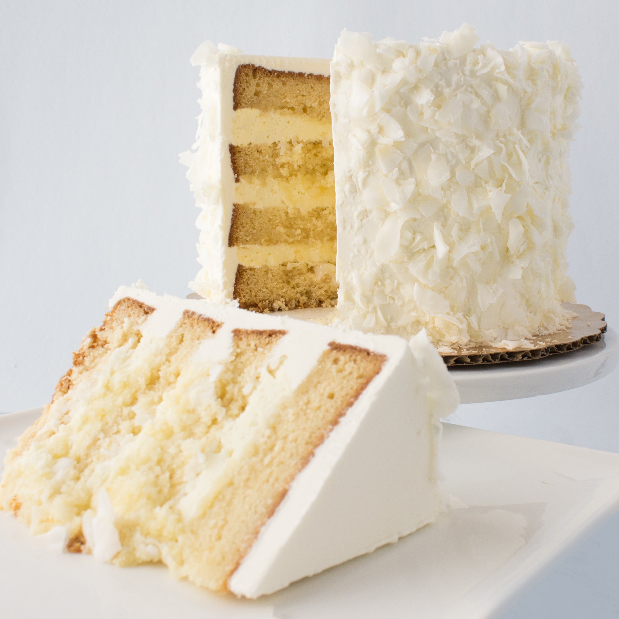 Coconut White Chocolate Cake
