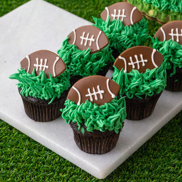 Football Cupcakes