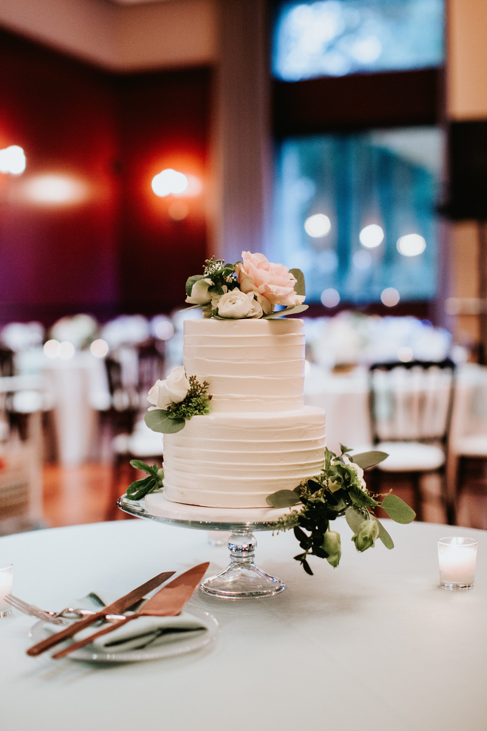 Petite Lines Buttercream Cake