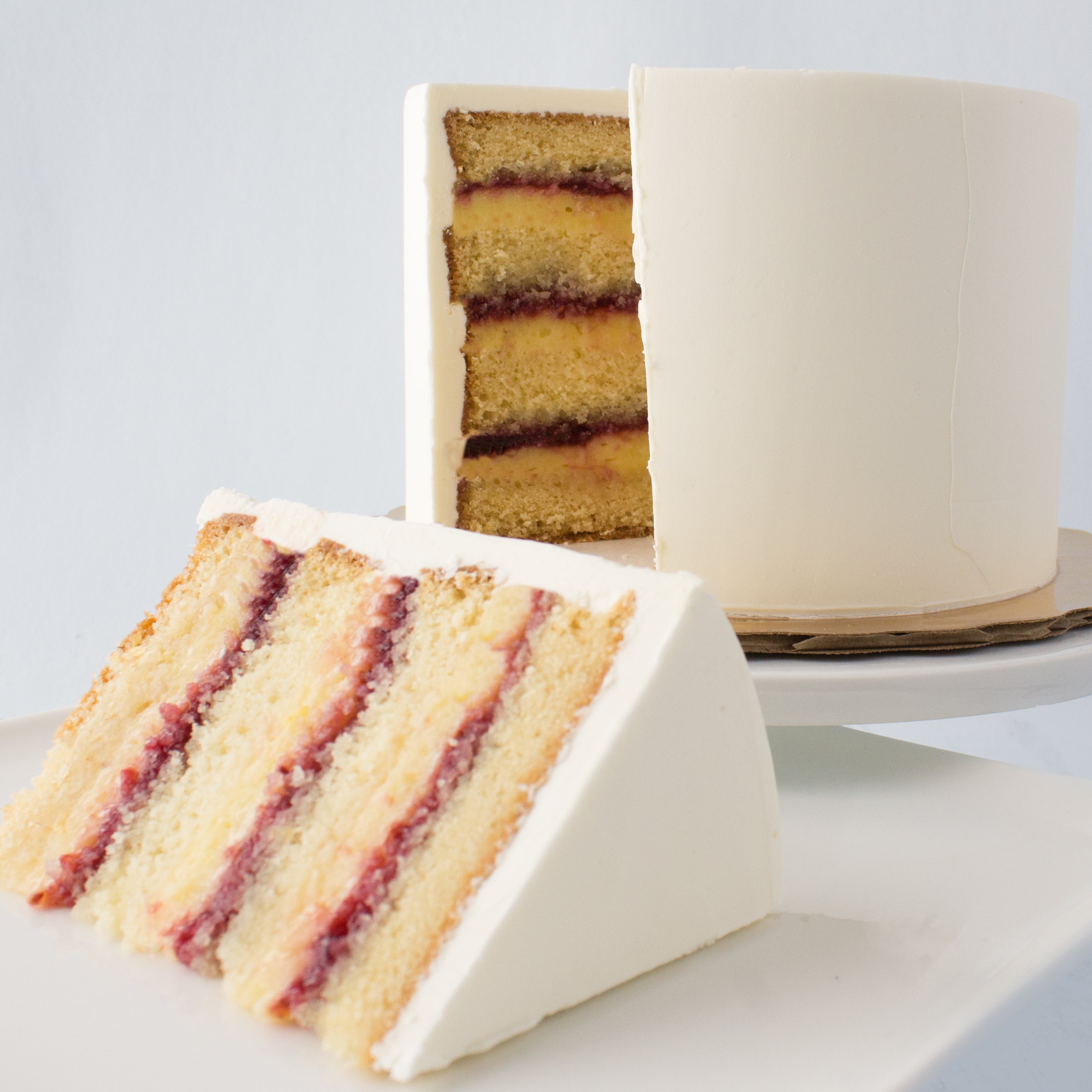 Lemon Raspberry Cake – Bittersweet Pastry Shop