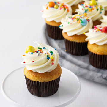 Gluten-Free Mini Vanilla Cupcakes - 12