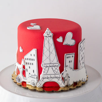 Love From Paris Cake