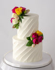 Petite Diagonal Buttercream Cake