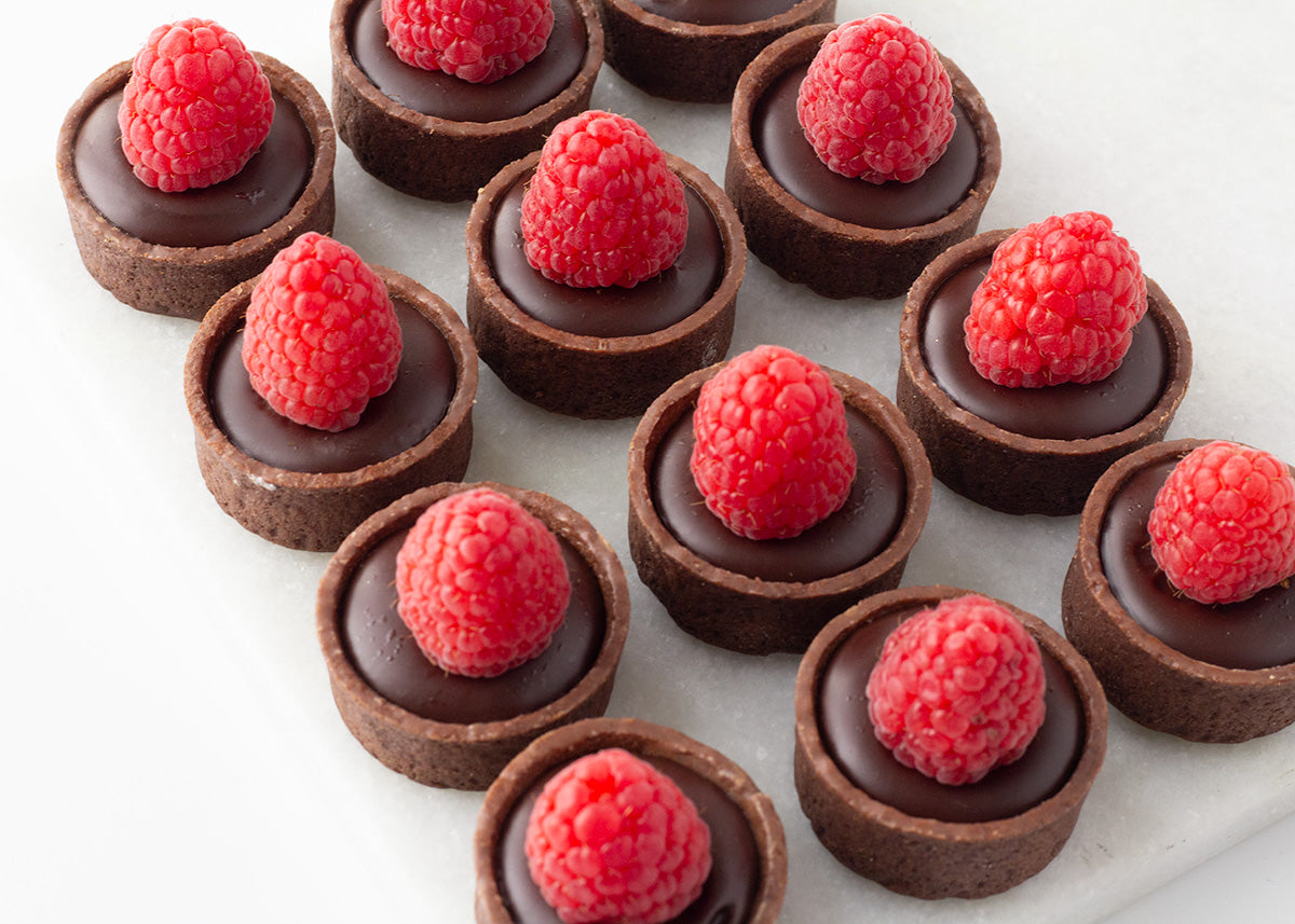 Raspberry Ganache Bite Sized Tart - Dozen
