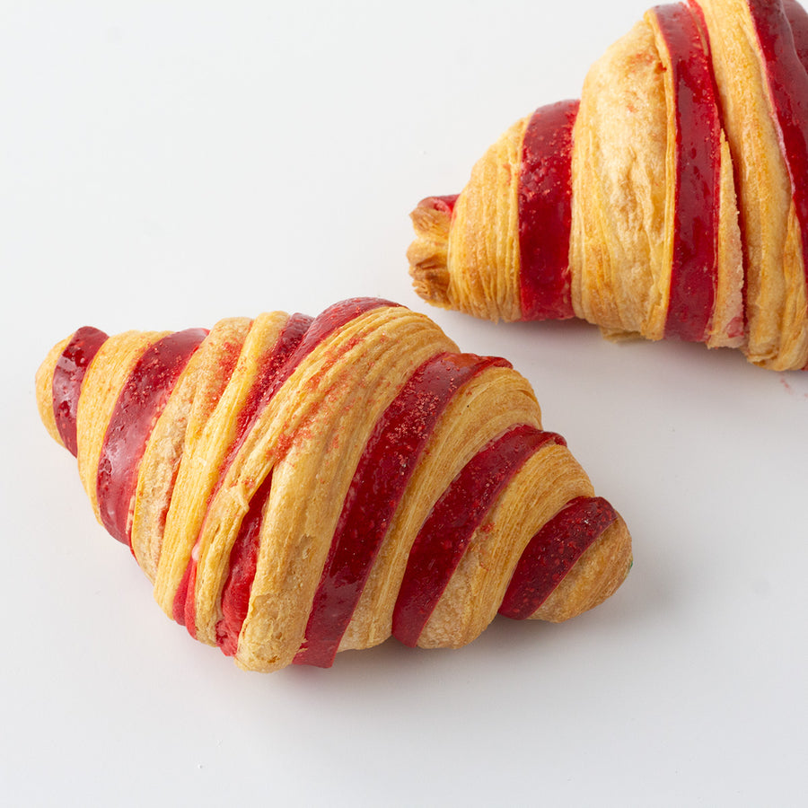 Raspberry Lychee Croissant