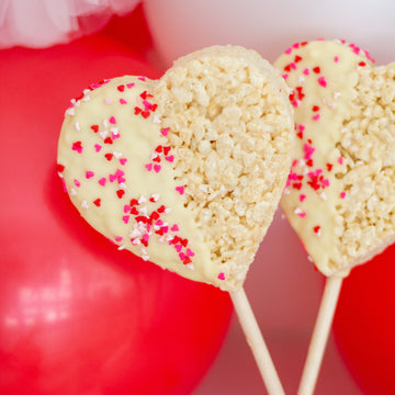 Rice Krispy Heart Wand