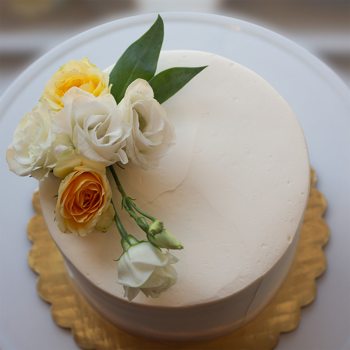 Fresh Floral Buttercream Cake