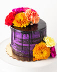 Ube Dia De Los Muertos Cake