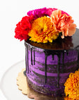 Ube Dia De Los Muertos Cake