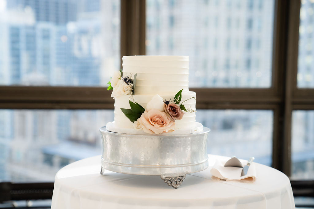 Petite Lines Buttercream Cake