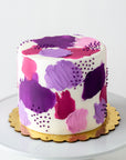 Painted Buttercream Cake