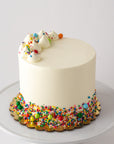Vanilla Creme Brûlée Cake