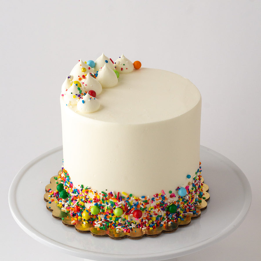 Vanilla Creme Brûlée Cake
